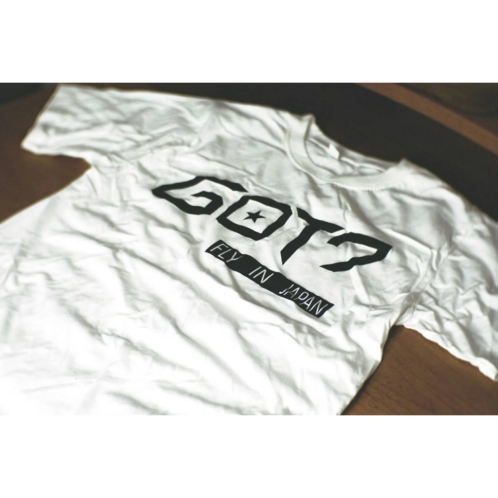 ใหม่เอี่ยมเสื้อยืด-สกรีน-got7-สีขาว-พร้อมส่ง-หล่อ