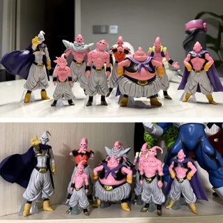 8pcs Set Anime Dragon Ball Z Gk Super Saiya Figure Majin Buu Boo Full Form Pvc  Action Figure Toys