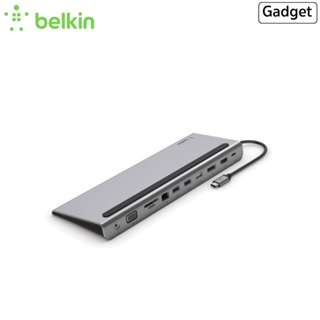 Belkin Connect Hub Usb C 11-in-1 Multiport Dock Usb C PD 100W มัลติมีเดียฮับเกรดพรีเมี่ยม รองรับ Windows และ OS