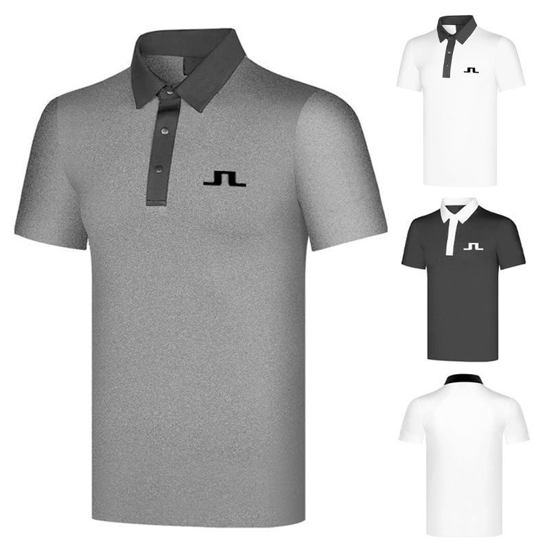 เสื้อโปโลแขนสั้น-ทรงหลวม-ระบายอากาศได้ดี-แฟชั่นฤดูร้อน-สําหรับผู้ชาย