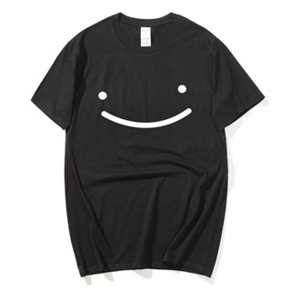 [S-5XL] ขายดี เสื้อยืดลําลอง แขนสั้น พิมพ์ลายอนิเมะ Dream Smp Smile สไตล์ฮิปฮอป คลาสิก เข้าได้กับทุกชุด สําหรับผู้ชาย AI