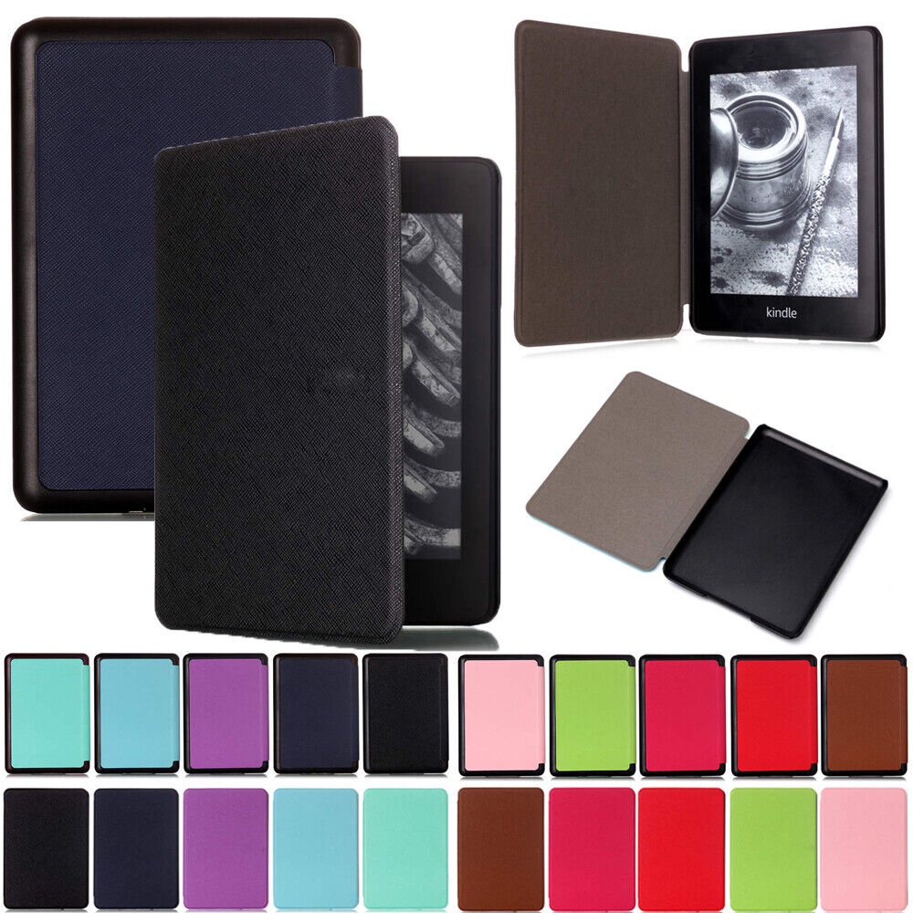 เคสหนัง ฝาพับอัจฉริยะ สําหรับ Amazon Kindle Paperwhite 1 2 3 4 5th 6th ...