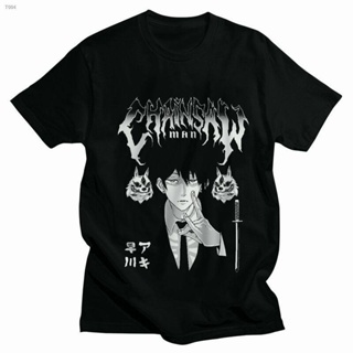 S-5XL ✶Chainsaw Man เสื้อยืดผู้ชายแขนสั้นผ้าฝ้ายแท้เสื้อยืดสันทนาการ Anime Manga Aki Hayakawa Tshirt