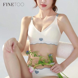 Finetoo ชุดชั้นในสตรี ไร้รอยต่อ ชุดชั้นในญี่ปุ่น SUJI บราพีช หัวใจไร้สาย ยูนิดี้ ดันทรง ชุดชั้นในเจลลี่ ชุดชั้นในเซ็กซี่