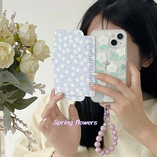 เคสโทรศัพท์มือถือหนังนิ่ม แบบใส ฝาพับ กันกระแทก ลายดอกไม้ สีม่วง หรูหรา เรียบง่าย สําหรับ iPhone 14PROMAX 12PROMAX 11 11PROMAX 12 12PRO 13 13PRO 13PROMAX 14 14PRO