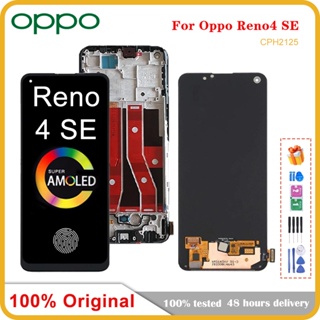 ของแท้ หน้าจอสัมผัส LCD 6.43 นิ้ว สําหรับ OPPO Reno 4 se A74 4G Reno4 se A94 4G PEAM00