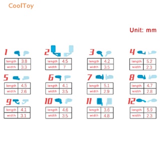 Cooltoy อะไหล่กระจกมองหลัง สะท้อนแสง 1:64 DIY สําหรับโมเดลรถแข่งของเล่น 1 คู่