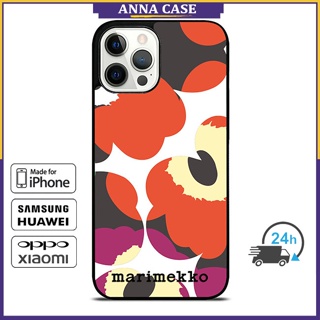 เคสโทรศัพท์มือถือ ลาย Marimekko 20 สําหรับ iPhone 14 Pro Max 13 Pro Max Samsung Galaxy Note10+ S21Ultra