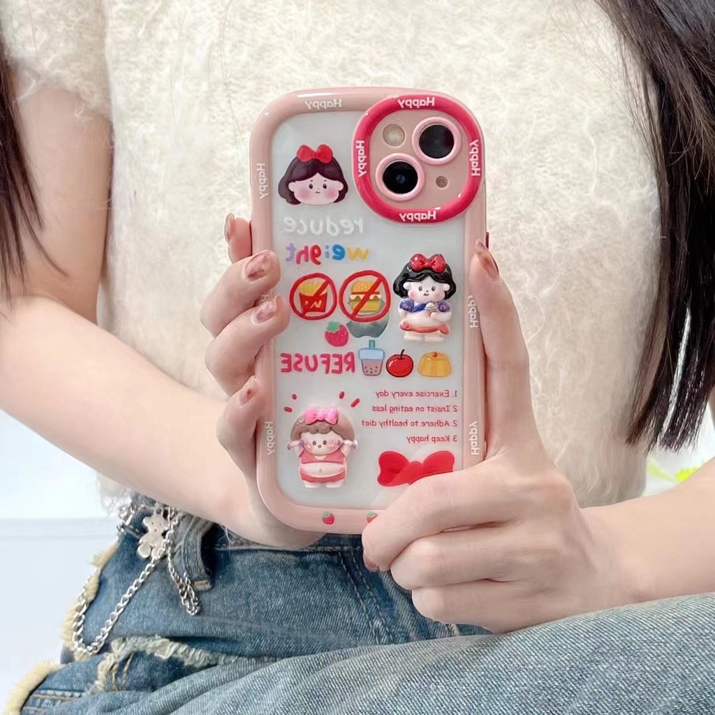 เคสโทรศัพท์มือถือ-tpu-แบบนิ่ม-ลายเจ้าหญิงอ้วน-สําหรับ-iphone-14-14pro-11-12-12pro-12promax-13-13pro-13promax-14promax