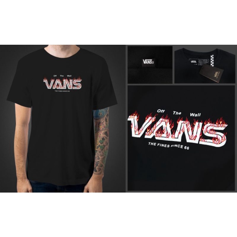 ใหม่-vans-vs277-เสื้อเล่นเซิร์ฟ-เสื้อยืด-ผ้าสีทอง