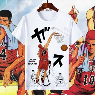 S-5XL boys marvel short sleeve--Slam Dunk T-Shirt Joint Name Sakuragi Mitsui Surrounding Clothes Youth Basketball Short