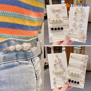 เข็มกลัด ประดับไข่มุกคริสตัลจําลอง แฟชั่น สําหรับตกแต่งเสื้อผ้า