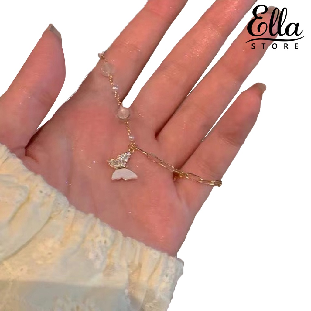 ellastore123-สร้อยข้อมือ-ประดับลูกปัด-หลากสี-เครื่องประดับแฟชั่น-สําหรับผู้หญิง