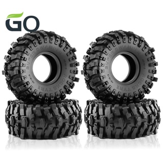 4PCS 118mm 1.9 Rubber Tire Wheel Tyre for 1/10 RC Crawler Car Traxxas TRX4 RC4WD D90 Axial SCX10 II III Redcat MST
