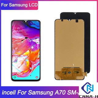 อะไหล่หน้าจอสัมผัสดิจิทัล LCD แบบเปลี่ยน สําหรับ Samsung Galaxy A70 A705F A705 A70 2019