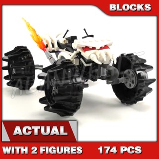 174 ชิ้น 2016 Ninjago Bela 9730 Nuckals ATV ของเล่นบล็อกก่อสร้าง ของเล่น Kai DX บล็อกที่เข้ากันได้กับโมเดลก้อนอิฐ 2518