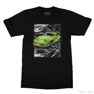 [S-5XL] ขายดี เสื้อยืดลําลอง แขนสั้น พิมพ์ลาย Jdm Rwb Rauh-Welt Widebody 911 Turbo คุณภาพดี สําหรับผู้ชาย HKkfof68HJacjb