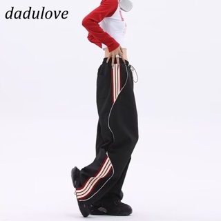 DaDulove💕 2023 New Korean WOMENS Sports Pants High Waist Loose Casual Pants Small Size Jogging Pants