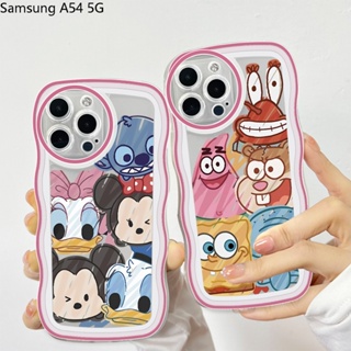 สําหรับ Samsung Galaxy A14 A24 A34 A54 A53 5G เคสโทรศัพท์มือถือแบบนิ่ม กันกระแทก ลายการ์ตูนแอนิเมชั่น แฟชั่น