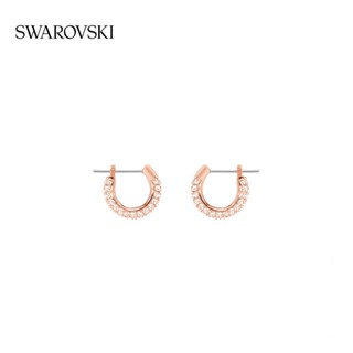 [ของแท้ พร้อมส่ง] Swarovski Swarovski ต่างหูแฟชั่น เรียบง่าย เข้ากับทุกการแต่งกาย สําหรับผู้หญิง