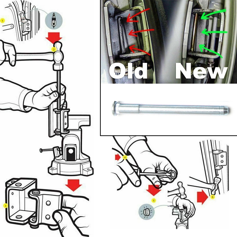 หมุดบานพับประตู-4-pins-2-ประตู-ทนทาน-สําหรับ-gmc-chevy-s10-1994-2004