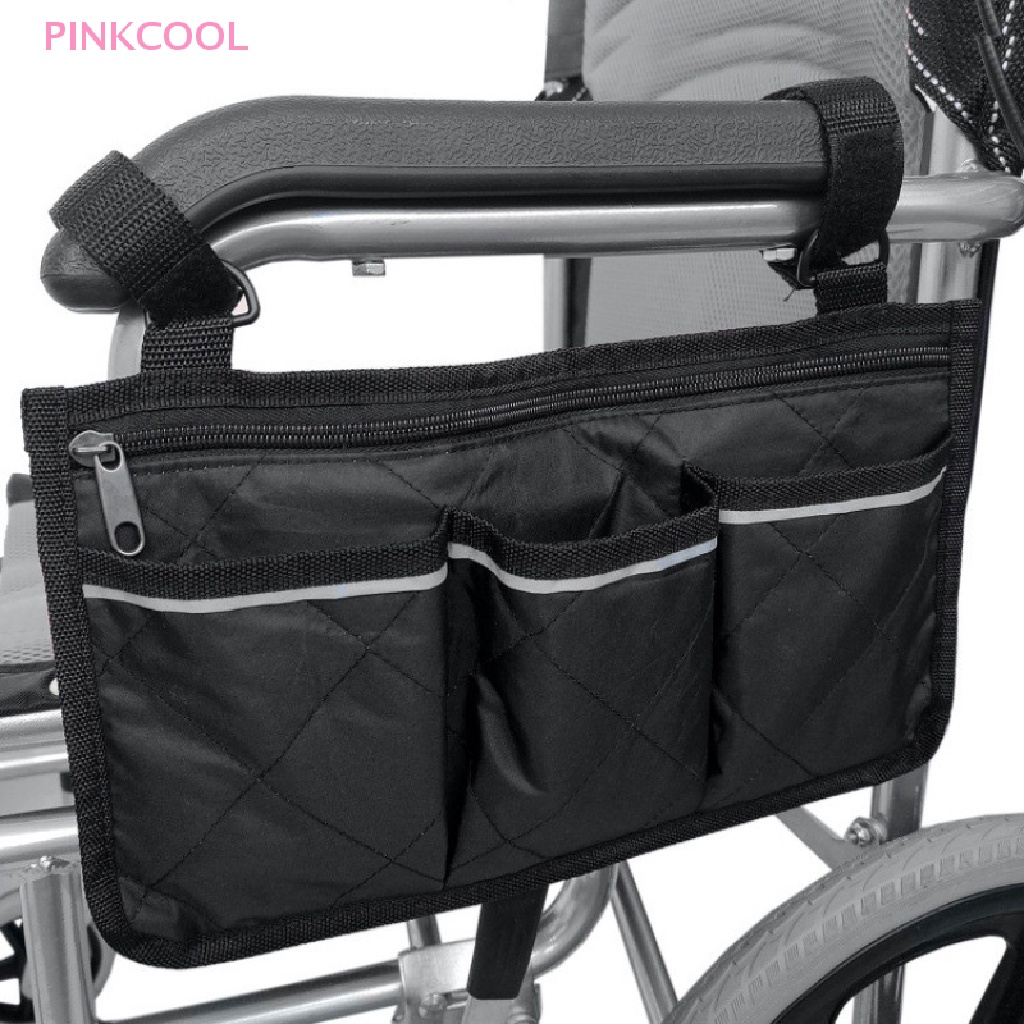 pinkcool-กระเป๋าเก็บของ-ติดที่พักแขน-สําหรับรถเข็นสกูตเตอร์ไฟฟ้า