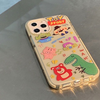 New Graffiti Cartoon Phone Case For iphone 14promax Mobile Phone Shell for iPhone Iphone13 Soft XR Female 12/11/8Plus/Korean Style