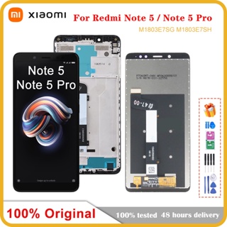 หน้าจอสัมผัส LCD 5.99 นิ้ว พร้อมฝาครอบแบตเตอรี่ แบบเปลี่ยน สําหรับ Xiaomi Redmi Note 5 Pro Redmi Note 5