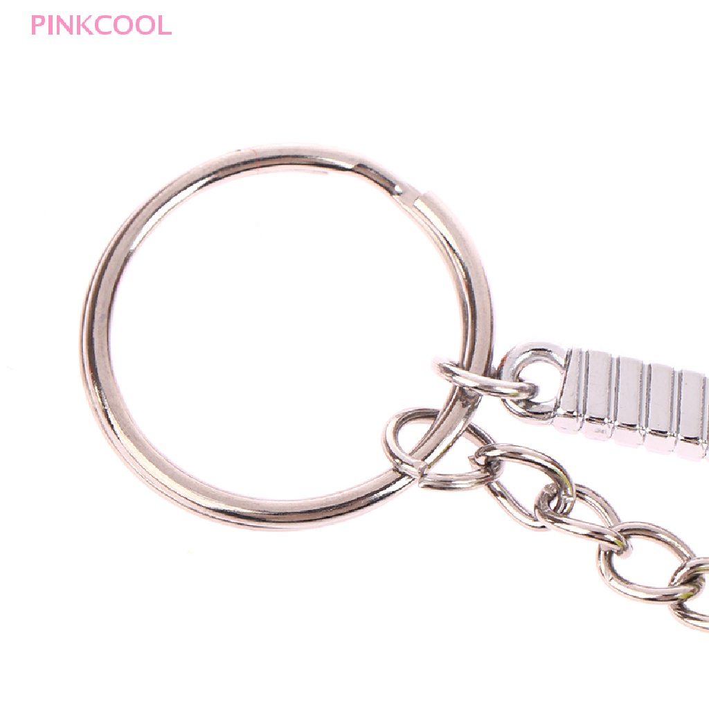 pinkcool-1-ชิ้น-จําลอง-มินิ-เทนนิส-แบดมินตัน-ลูกกอล์ฟ-พวงกุญแจโลหะ-พวงกุญแจรถ-ขายดี