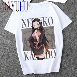 Unisex Hot Demon Slayer Tshirt Graphic Top Tees Streetwear Punk Kimetsu No Yaiba T Shirt Clothes Japanese Anime Men_03