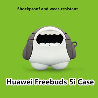 【ส่วนลด】เคสหูฟัง แบบนิ่ม ลายการ์ตูนอวกาศ สีพื้น สําหรับ Huawei Freebuds 5i