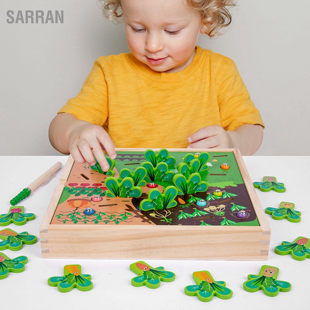 เกมจับผัก-ไม้เมมโมรี่-แม่เหล็ก-ของเล่นเสริมการเรียนรู้เด็ก-sarran