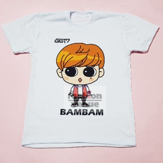  ใหม่เอี่ยมเสื้อยืด 【Hot sale】Fv Graphic Tee - "Got7 Bambam" Kpop Bandเสื้อยืด เสื้อคู่รัก
