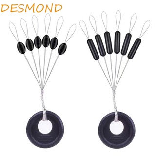 DESMOND Fishing Tackle Fishing Space Beans 600Pcs Floating Beans Fishing Bobber Oval Stopper Fishing Tools Fishing Float Fishing Accessories Rubber Fishing Line Stops Oval Fishing Float