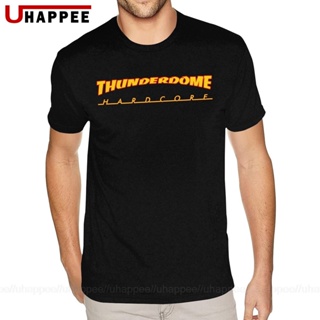 เสื้อยืดแขนสั้น ผ้าฝ้าย 100% พิมพ์ลาย Thunderdome Hardcore แฟชั่นคู่รัก สําหรับผู้ชายS-5XL