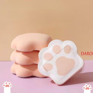 Daron พัฟฟองน้ํา รูปอุ้งเท้าแมว พร้อมสายคล้อง สําหรับแต่งหน้า