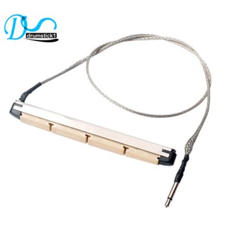 【High quality】Transducer Pickup Piezo Suit for 4-String Acoustic Bass Guitar