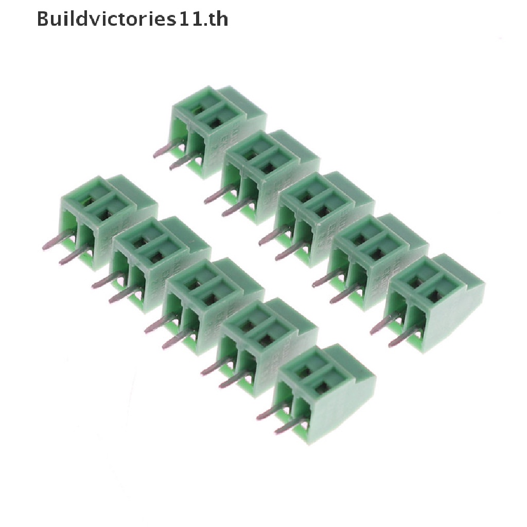 buildvictories11-บล็อกขั้วต่อสกรู-pcb-kf128-2-54-มม-2-ขั้ว-10-ชิ้น
