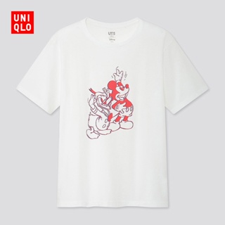 Uniqlo เสื้อยืดแขนสั้นพิมพ์ลายสําหรับผู้หญิง 426646 Uniqlo