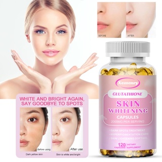 XEMENRY Collagen + Glutathione - ไวท์เทนนิ่ง, ชุ่มชื้น, จุดด่างดำ, ฝ้า, ต่อต้านริ้วรอยและต่อต้านอนุมูลอิสระ