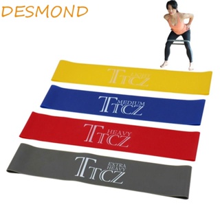 DESMOND 1 PCS Exercise Elastic Band Ankle Loop Workout Leg Butt Lift Athletic Rubber Band Tension Resistance Band Loop Cross Fit Strength Weight Training Fitness Equipment Training Expander High Quality Yoga Pilates Workout/Multicolor