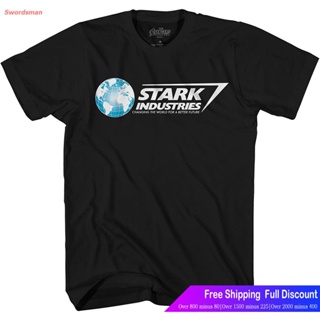 Tee Swordsman Marvelเสื้อยืดยอดนิยม Marvel Iron Man Stark Industries T-Shirt Marvel Sports T-shirt