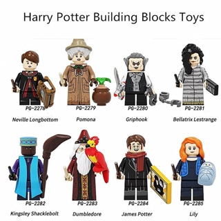 Minifigures Harry Potter N Evilto Longbottom Lírio Blocos De Construção De Brinquedos Para As Crianças Presentes action figures LY