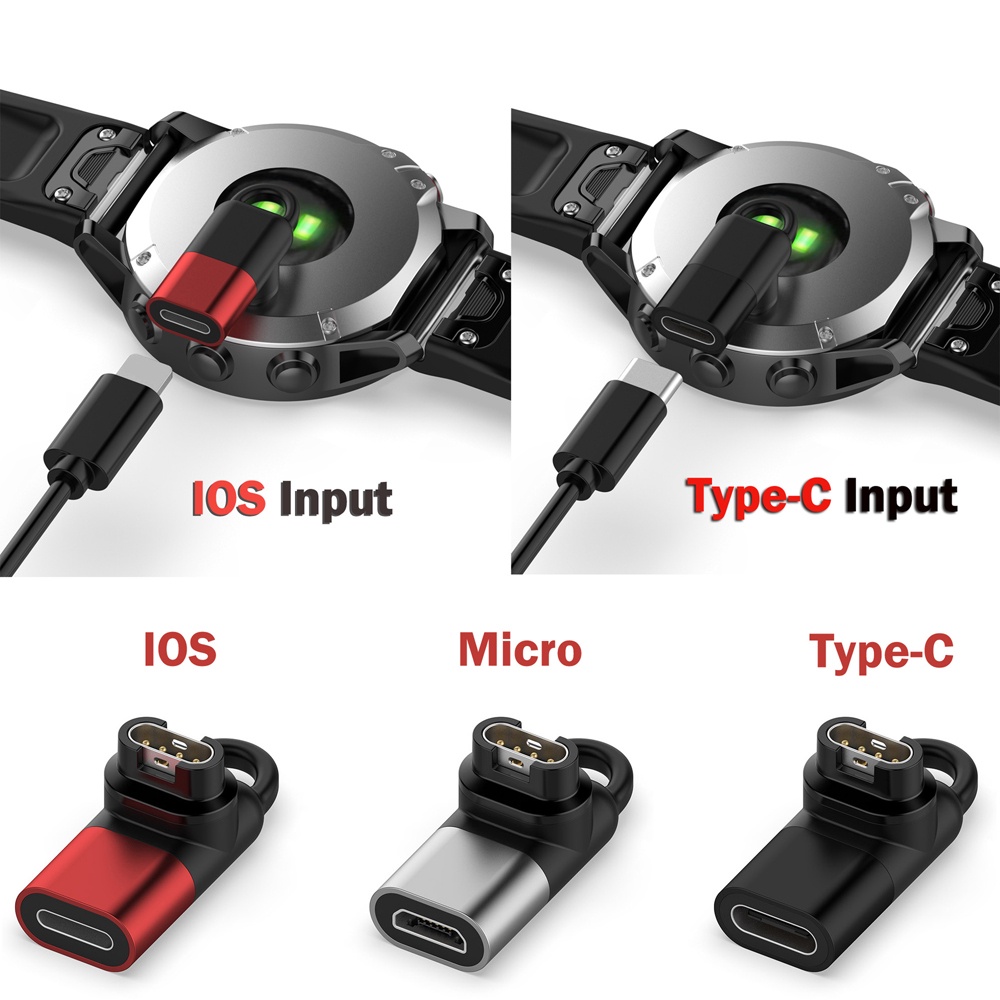 อะแดปเตอร์แปลงที่ชาร์จ Type C Micro USB IOS ตัวเมีย เป็น 4pin สําหรับ ...