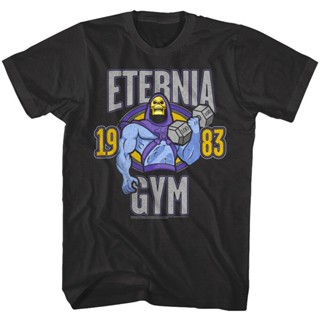 ขายดี เสื้อยืดลําลอง แขนสั้น พิมพ์ลาย Masters of the Universe Skeletor Eternia 1983  He- Weights MPniac87JFjfnk46 _03