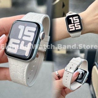 สายนาฬิกาข้อมือซิลิโคน สําหรับ Smart Watches Series 8 Ultra Pro 7 6 SE 5 4 3 2 1 ขนาด 41 มม. 45 มม. 44 มม. 42 มม. 40 มม. 38 มม.