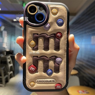 เคสป้องกันโทรศัพท์มือถือหนัง ลายตัวอักษร M กันกระแทก สําหรับ Iphone 14pro max 13 12 11 11