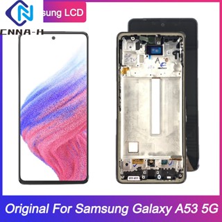 อะไหล่หน้าจอสัมผัสดิจิทัล LCD แบบเปลี่ยน สําหรับ Samsung Galaxy A53 5G A536B A536U