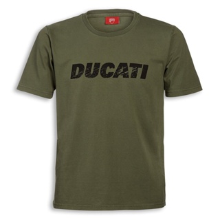 เสื้อยืดแขนสั้นเสื้อยืดลายกราฟฟิก Ducati สำหรับผู้ชายS-5XL