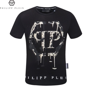 PHILIPP PLEIN Pure Pp Breathable Cotton T-shirt With Round Neck And Short Sleeve_01